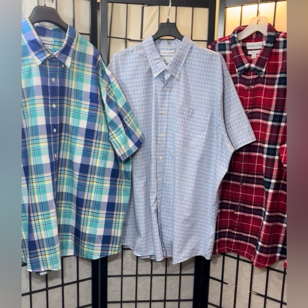 Saddlebred Lot of 3 Men’s Button Down Shirts 3XLT